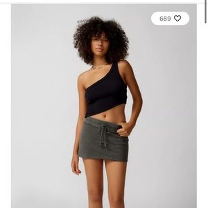 Urban out front under mini skort